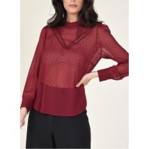 Molly Bracken - Top de plumeti con cuello redondo - Talla M - Rojo