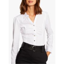 Morgan - Chemise col classique en coton mélangé - Taille 40 - Blanc