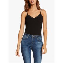 Morgan - Camiseta de tirantes con cuello de pico - Talla XS - Negro