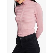Morgan - Pull col roulé - Taille S - Rose