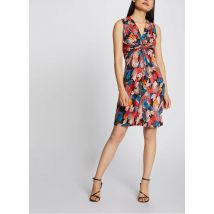 Morgan - Korte jurk met v-hals en print - 38 Maat - Multikleurig