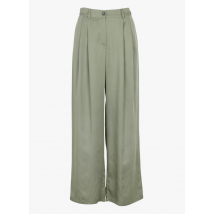 Moss Copenhagen - Pantalon large taille haute en lyocell - Taille S - Vert