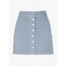 Object - Korte rok - katoenblend - M Maat - Jeans verschoten
