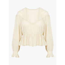 Object - Top col rond - Taille 34 - Beige
