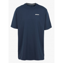 Patagonia - Regular-fit t-shirt met ronde hals en zeefdruk katoenblend - L Maat - Blauw