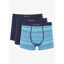 Paul Smith - Lots de 3 boxers imprimés - Taille M - Bleu