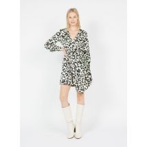 Pennyblack - Robe courte à imprimé léopard - Taille 38 - Vert