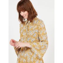 Pennyblack - Lange jurk van viscose met print - 38 Maat - Geel