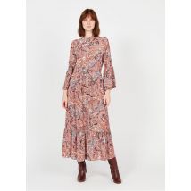 Pennyblack - Robe longue en viscose imprimée - Taille 36 - Rose