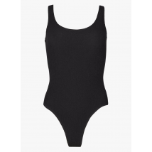 Pieces - Maillot de bain 1 pièce texturé - S Maat - Zwart