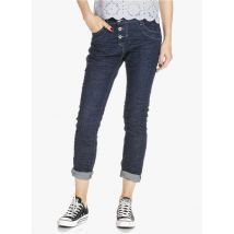 Please - Boyfriend jeans met knoopsluiting - 2XS Maat - Jeans verschoten