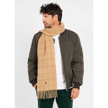 Polo Ralph Lauren - Echarpe rectangulaire en laine mélangée - Taille Unique - Marron