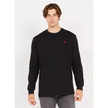 Polo Ralph Lauren - Camiseta de algodón con cuello redondo - Talla XL - Negro
