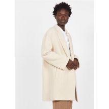 Pomandere - Manteau col tailleur en laine mélangée - Taille 42 - Beige