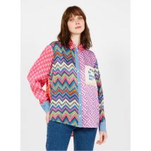 Sack S - Blouse met klassieke kraag en print - XS Maat - Multikleurig