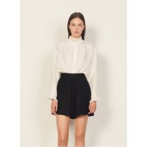 Sandro - Short de talle alto - Talla 42 - Negro