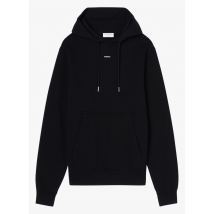 Sandro - Regular-fit - katoenen sweater met ronde hals en capuchon - XS Maat - Zwart