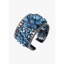 Satellite Paris - Ring mit prestige-kristall - Einheitsgröße - Blau