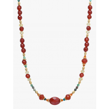 Satellite Paris - Beaded necklace - One Size - Orange
