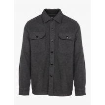 Schott - Overshirt met klassieke kraag - XL Maat - Grijs