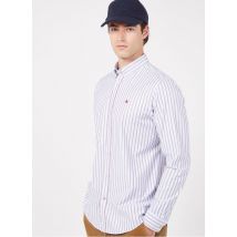 Scotch And Soda - Recht - gestreept overhemd van katoen - S Maat - Blauw