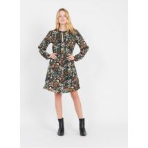 Scotch And Soda - Korte jurk met ronde hals en bloemenprint - M Maat - Multikleurig