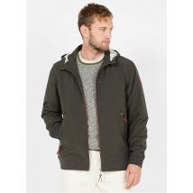 Scotch And Soda - Veste imperméable à capuche - Taille L - Kaki