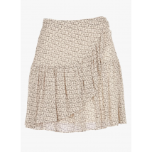 Second Female - Korte rok met print - S Maat - Beige