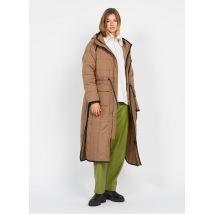 Second Female - Lange jas met capuchon - XS Maat - Bruin