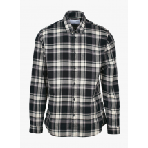 Selected - Camisa de algodón orgánico con cuello clásico - Talla L - Negro