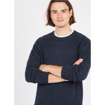 Selected - Jersey de lana con cuello redondo - Talla L - Azul