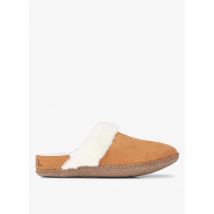 Sorel - Chaussons en cuir velours - Taille 36 - Beige