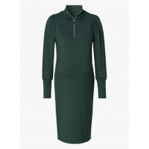 Supermom - Halflange zwangerschapsjurk - XL Maat - Zwart