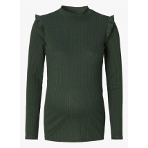 Supermom - Zwangerschapstop met lange mouw - XS Maat - Groen