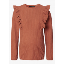 Supermom - Zwangerschapstop met lange mouwen - XS Maat - Rood