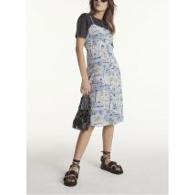 The Kooples - Robe midi imprimée - Taille 3 - Bleu