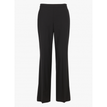 Theory - Wijde - wollen broek met hoge taille - 8 Maat - Zwart