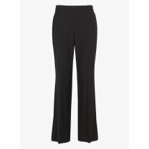 Theory - Wijde - wollen broek met hoge taille - 6 Maat - Zwart
