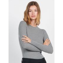 Theory - Jersey de lana con cuello redondo - Talla S - Caqui
