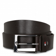 Tommy Hilfiger - Adjustable leather belt - 90 Size - Brown