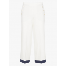 Twinset - Pantalon droit large 7/8ème - Taille 40 - Bleu