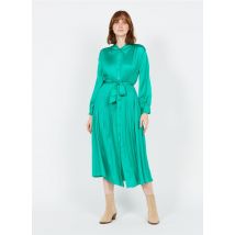Twinset - Plissiertes hemdblusenkleid - Größe 42 - Grün