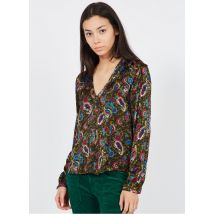 Vila - Top met v-hals en bloemenprint - 36 Maat - Zwart