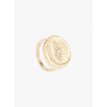Virginie Berman - Ring van verguld messing - Een Maat - Goudkleurige