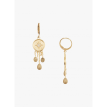 Virginie Berman - Boucles d'oreilles en laiton doré - Taille Unique - Doré