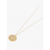 Virginie Berman - Ketting van verguld messing - Een Maat - Goudkleurige