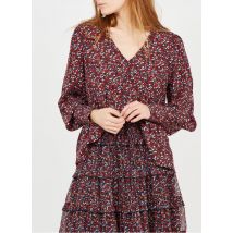 Yas - Chemise Col V imprimée - Taille S - Bleu