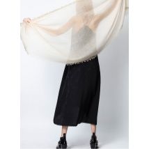 Zadig&voltaire - Fular de cachemir con bordes deshilachados - Talla única - Beige