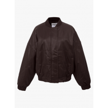 Frnch - Oversized - gewatteerd jasje met opstaande kraag - M Maat - Bruin