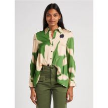 Stella Forest - Weite bluse mit klassischem kragen - Größe 40 - Grün